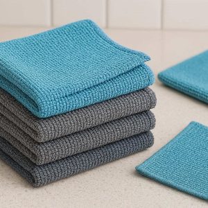 Ultra Absorbent Microfiber Cleaning Cloths for Kitchen and Bathroom Lint Free Reusable Dish Rags for All Household Surfaces