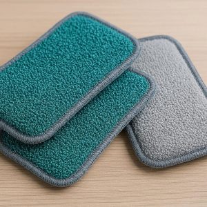 Dual Action Scrubbing Microfiber Cloths for Kitchen Use Double Sided Scouring Rags for Removing Tough Grime and Spills